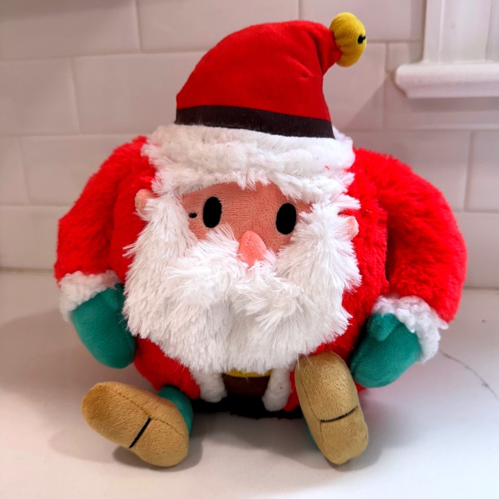 Squishable Santa Plush - Round Stuffed Christmas Holiday Toy Doll Gift